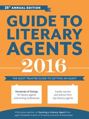 cover image of Guide to Literary Agents 2016